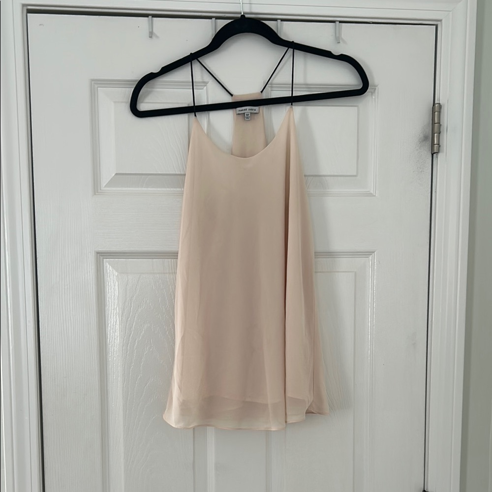 Elegant Cream Women's Top by Naked Zebra size Medium